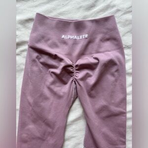 ALPHALETE Amplify Leggings- Purple Dove (Discontinued color)